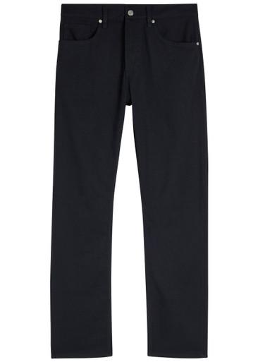 Modern slim straight-leg woven trousers by FRAME Modern slim straight-leg woven trousers by FRAME
