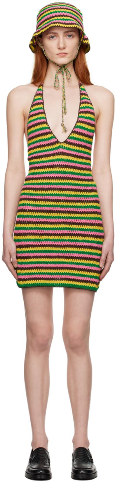 Multicolor Striped Minidress by FRAME