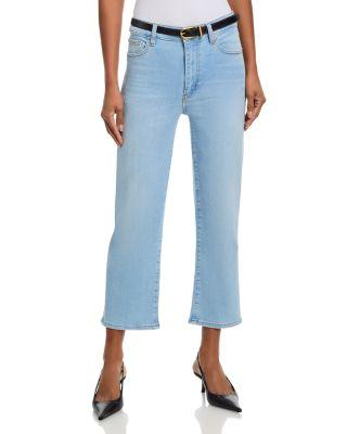 Pixie Le Sleek Straight High Rise Jeans in Hush by FRAME