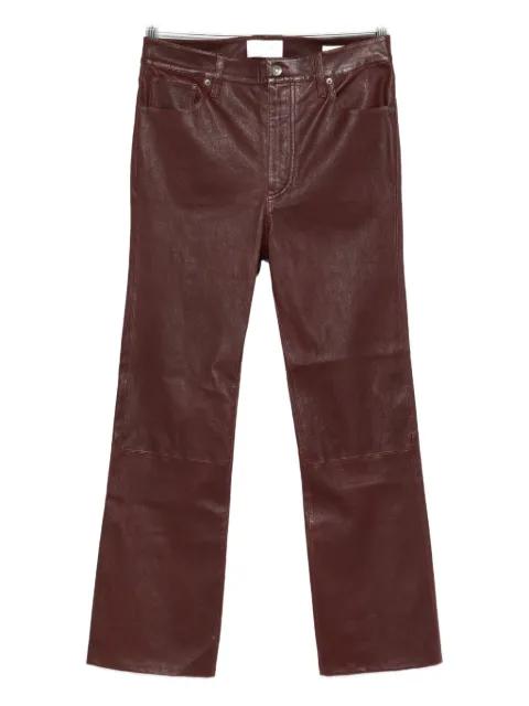 Reboot Crop leather trousers by FRAME