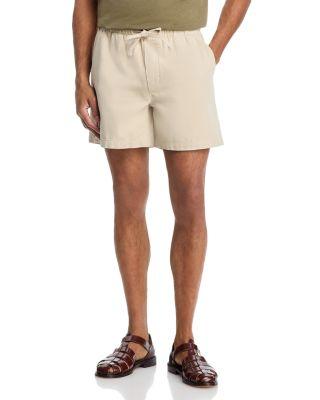 Regular Fit 5.5" Military Khaki Canvas Shorts by FRAME