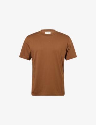 Regular-Fit Crewneck Cotton-Jersey T-Shirt by FRAME