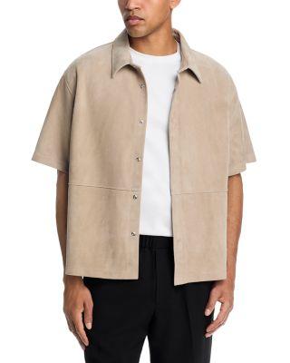 Regular Fit Suede Shirt by FRAME