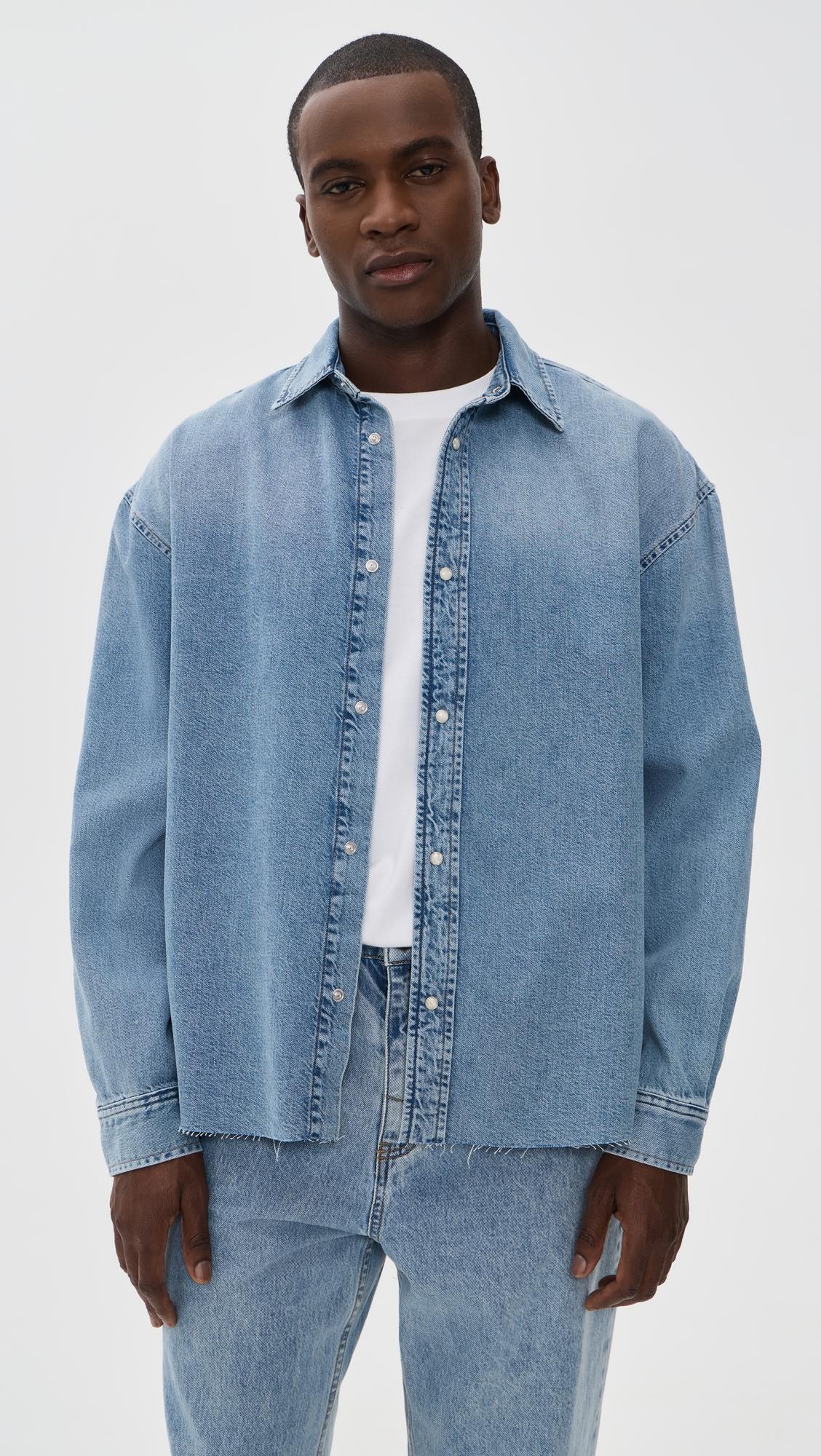 Relaxed Denim Shirt by FRAME