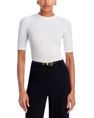 Rib Crewneck Tee by FRAME