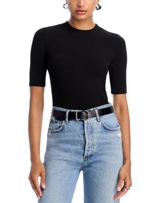 Rib Crewneck Tee by FRAME