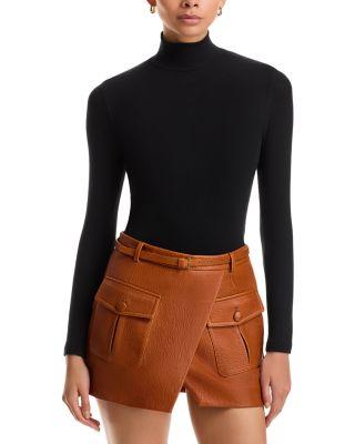 Rib Knit Turtleneck Top by FRAME
