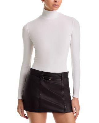 Rib Knit Turtleneck Top by FRAME