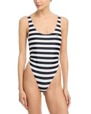 Ritz Stripe One Piece Swimsuit by FRAME