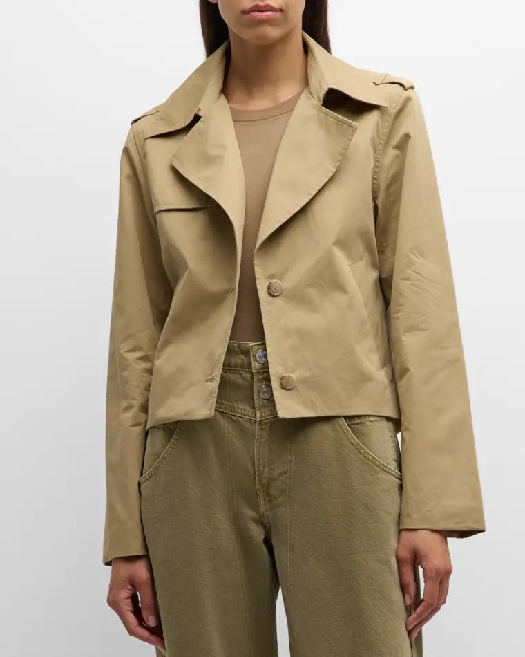 Short Trench Jacket by FRAME