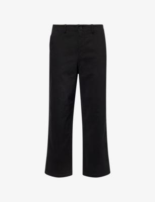 Straight-Leg Mid-Rise Cotton Chino Trousers by FRAME
