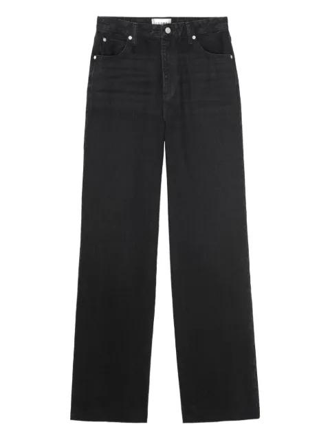 Streamline button-fastening jeans by FRAME
