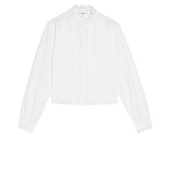 THE KEEPSAKE PINTUCK BLOUSE by FRAME