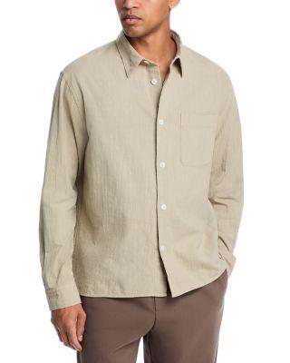 Textured Long Sleeve Shirt by FRAME