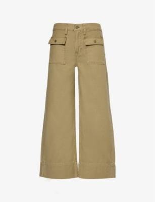 The 70's patch-pocket cotton trousers by FRAME