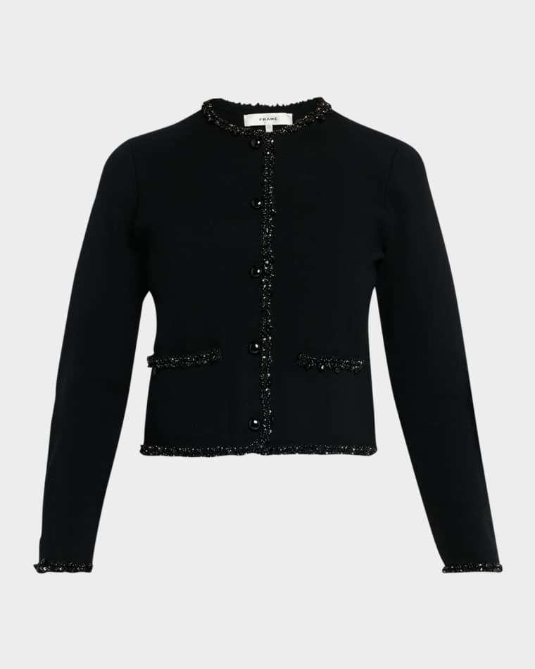 The Beaded Trim Jacket by FRAME