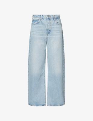 The Bow Barrel-Leg Denim Jeans by FRAME