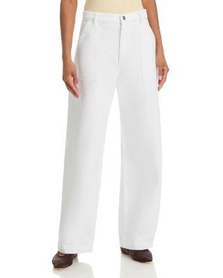 The Bow Cargo Jeans in White by FRAME