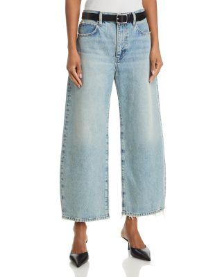 The Bow High Rise Crop Jeans in Coastal by FRAME