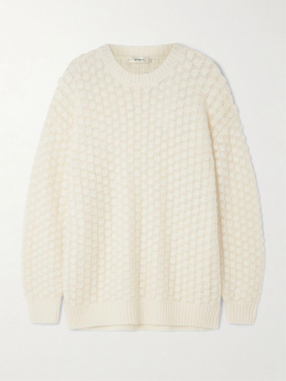 The Cloud Crew open-knit sweater by FRAME