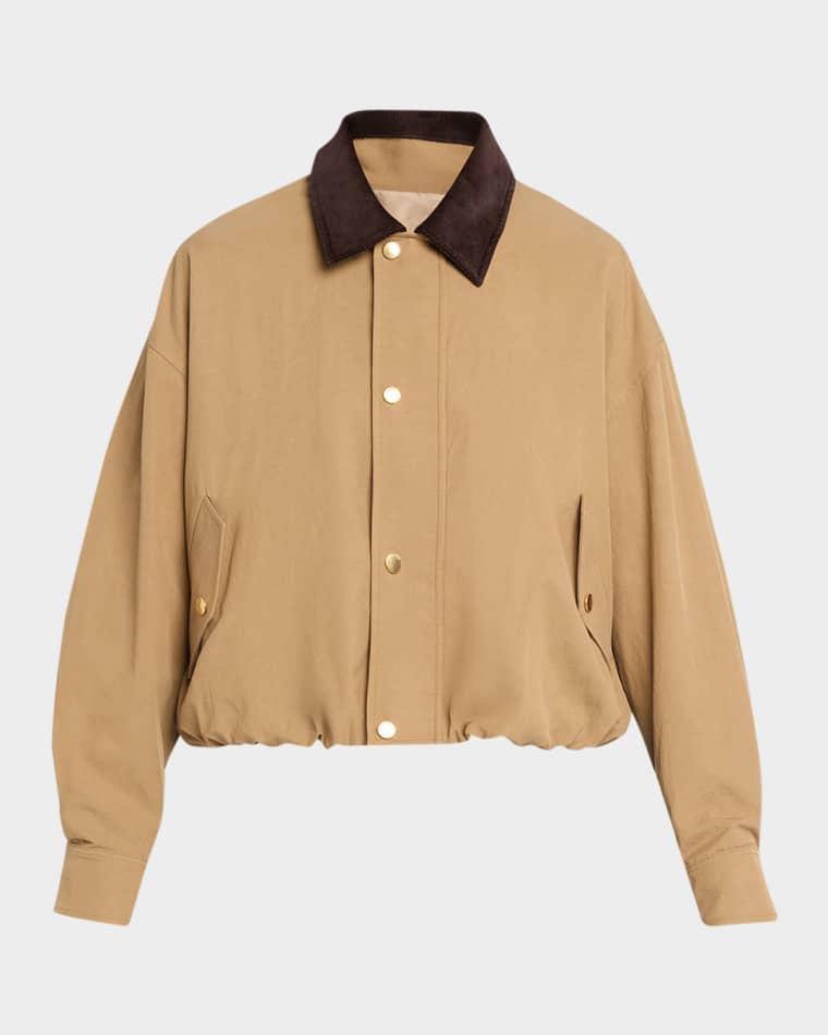 The Cord Collar Jacket by FRAME