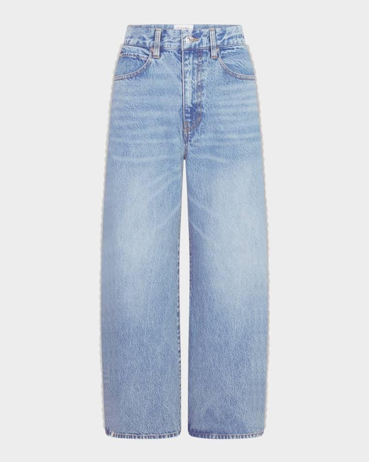 The Crochet Bow Jeans by FRAME