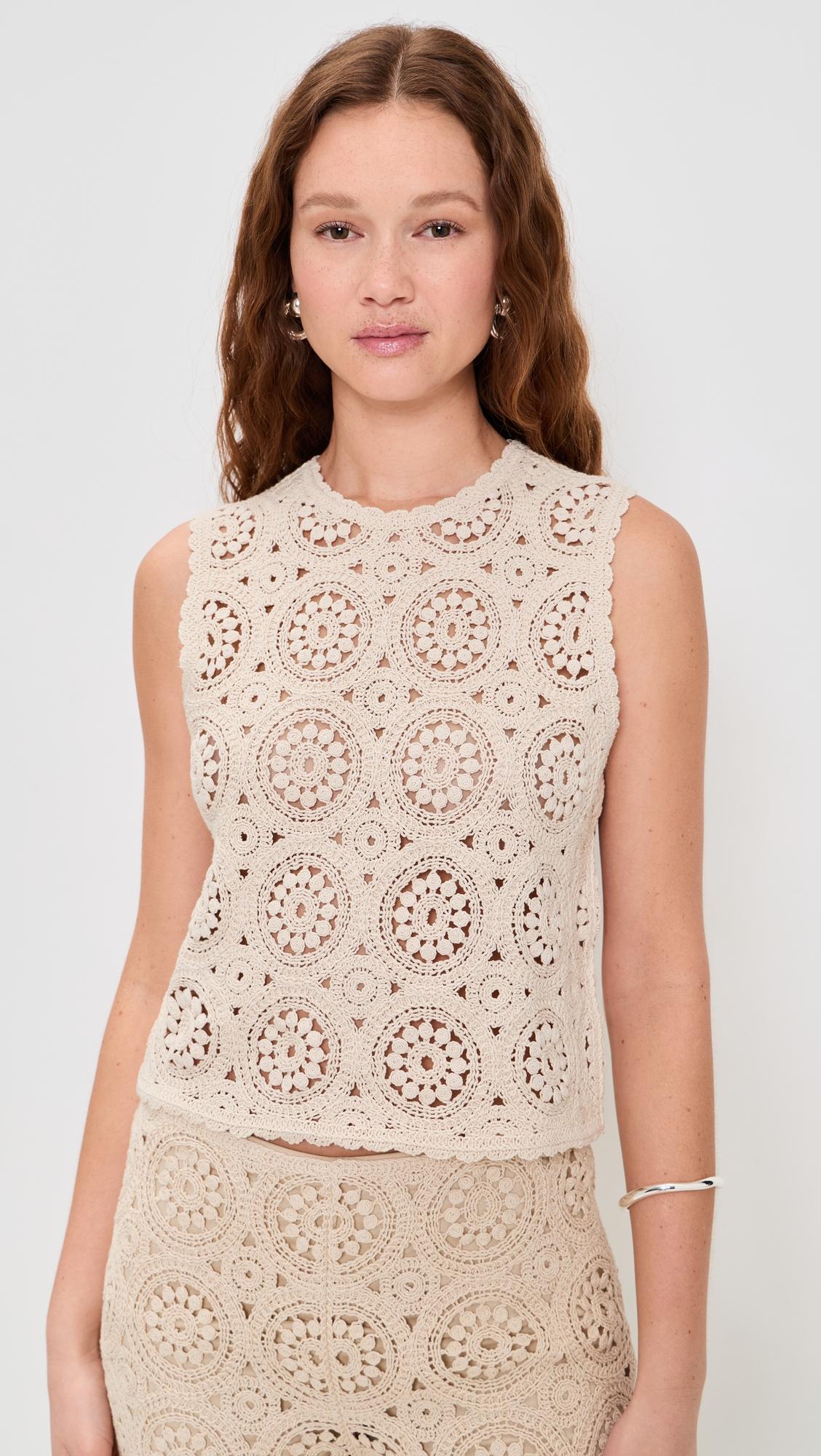The Crochet Tank by FRAME