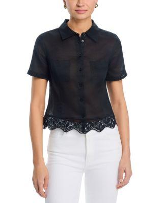 The Embroidered Seaside Shirt by FRAME