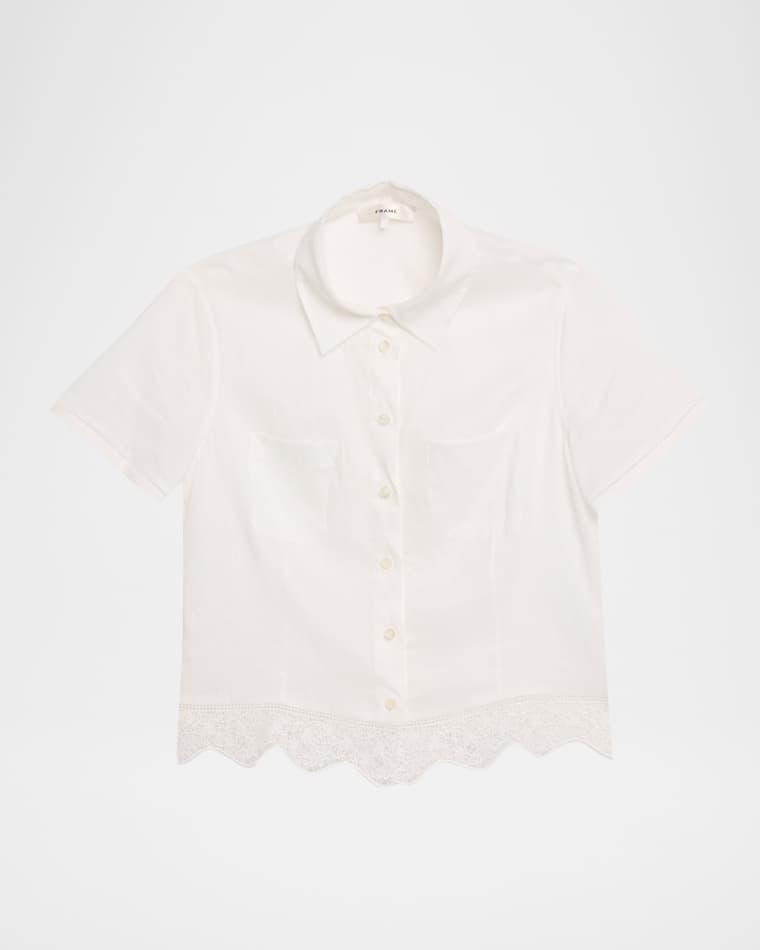 The Embroidered Seaside Shirt by FRAME