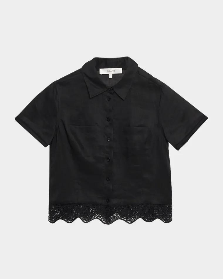 The Embroidered Seaside Shirt by FRAME