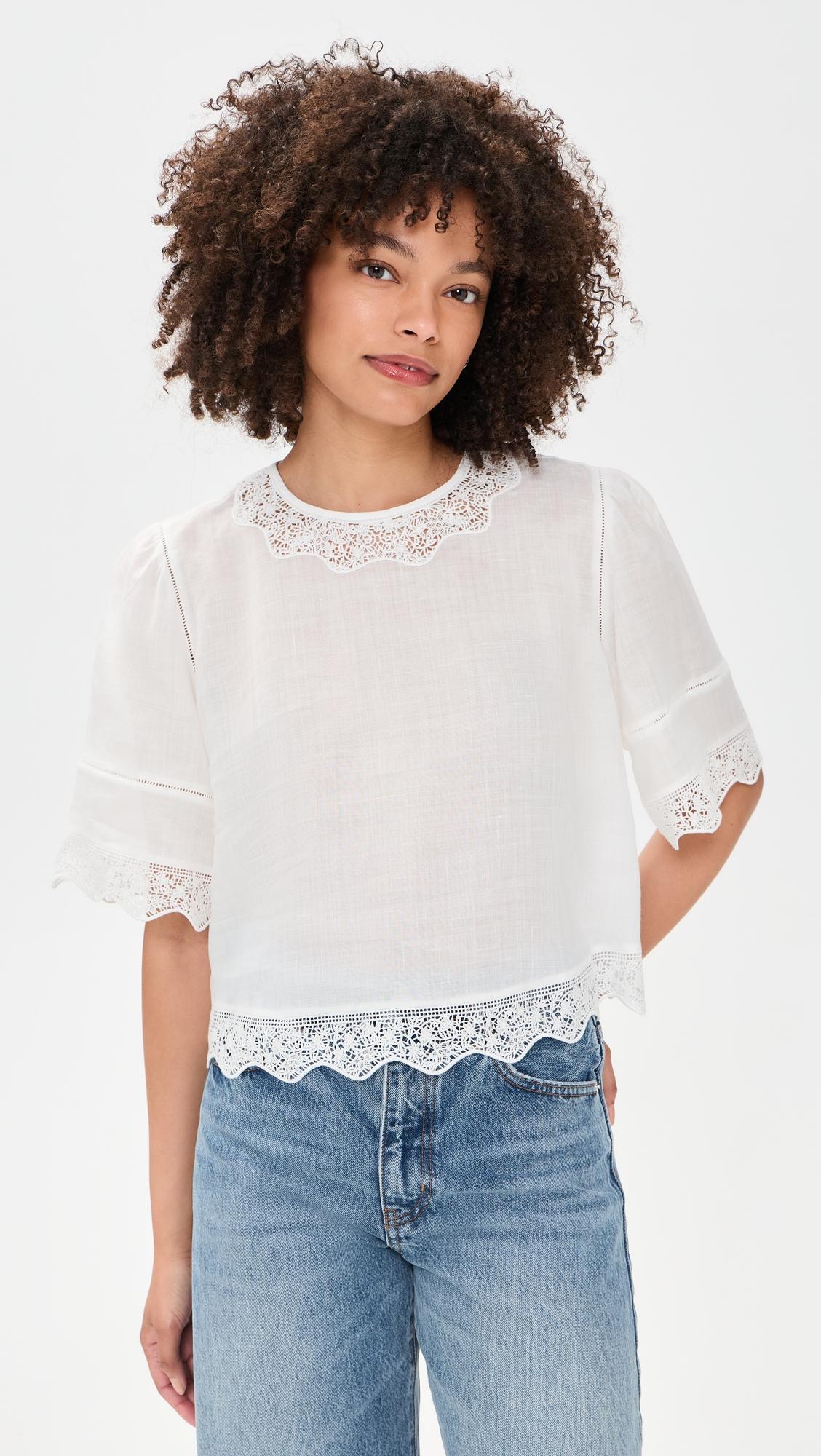 The Embroidered Top by FRAME