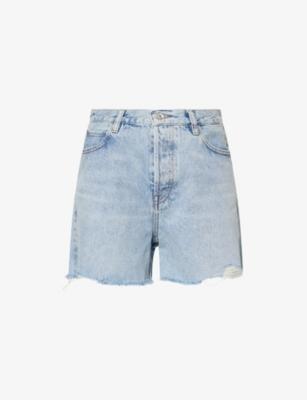 The Everyday High-Rise Denim Shorts by FRAME