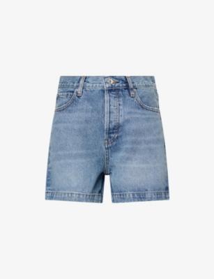 The Everyday High-Rise Denim Shorts by FRAME