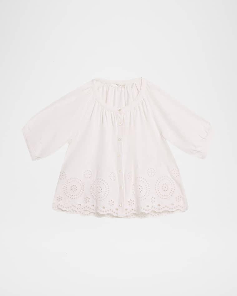 The Eyelet Resort Blouse by FRAME