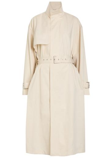 The Field belted cotton trench coat by FRAME
