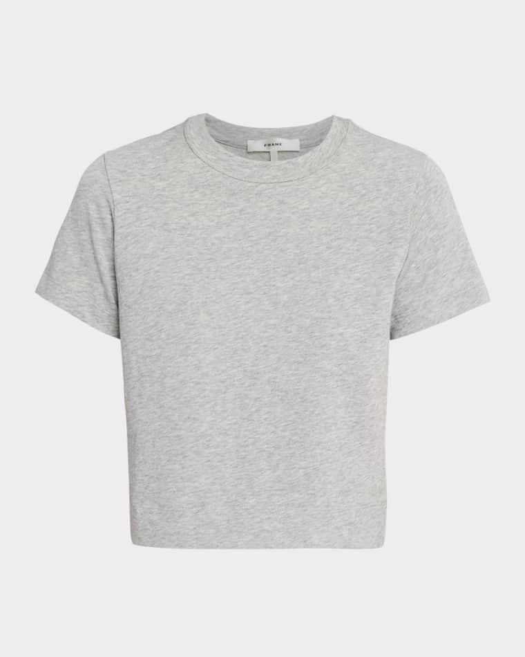 The Heather Boxy Tee by FRAME