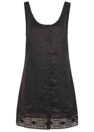 The Heirloom embroidered ramie mini dress by FRAME