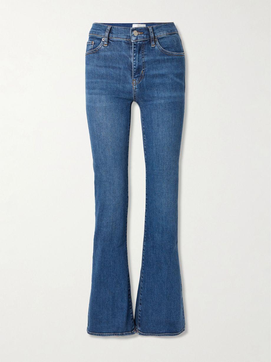 The Icon Long mid-rise flared jeans by FRAME