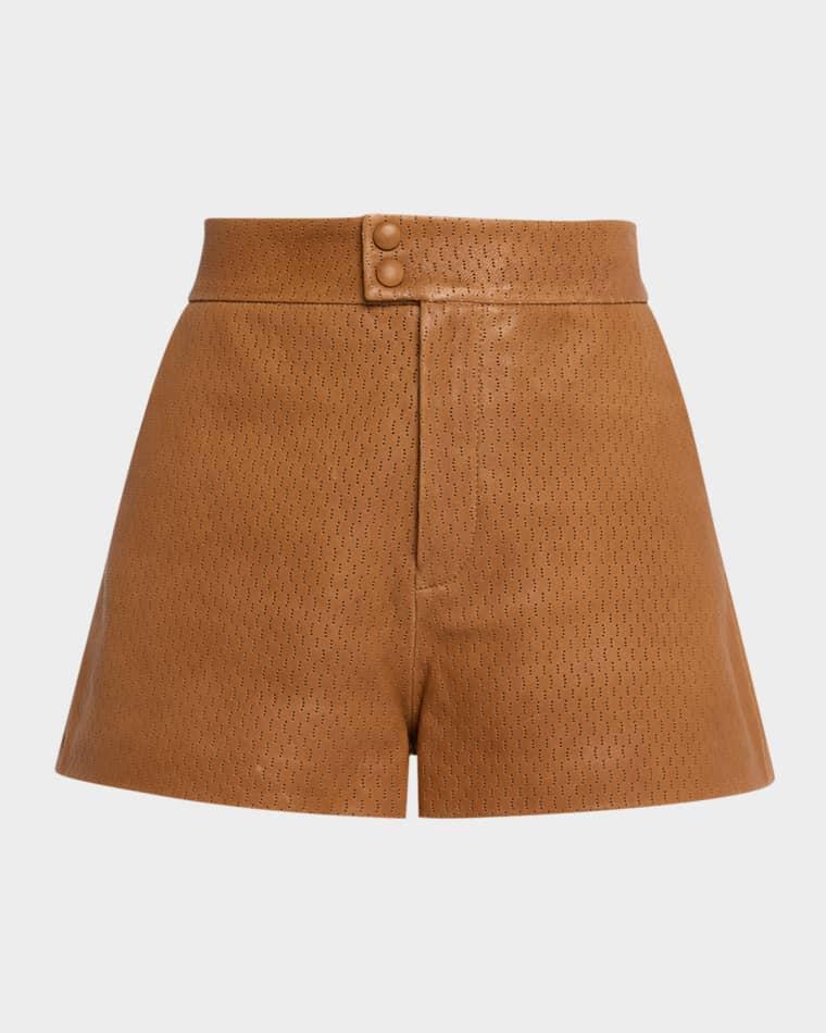 The Leather Boy Shorts by FRAME
