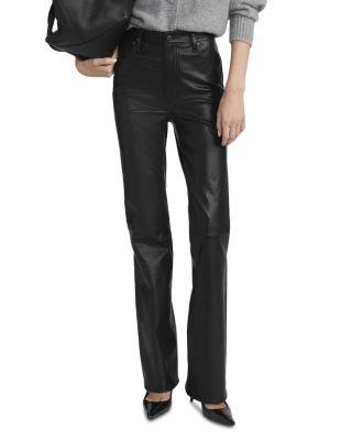The Leather Reboot Jeans in Black by FRAME
