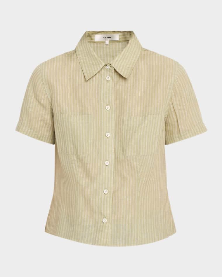 The Linen Seaside Shirt by FRAME