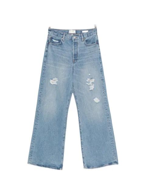 The Loose distressed wide-leg jeans by FRAME