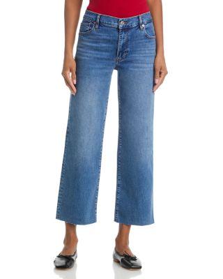 The Mellow Mid Rise Ankle Jeans in Canals Raw After by FRAME