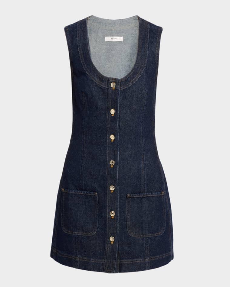 The Patch Pocket Mini Dress by FRAME