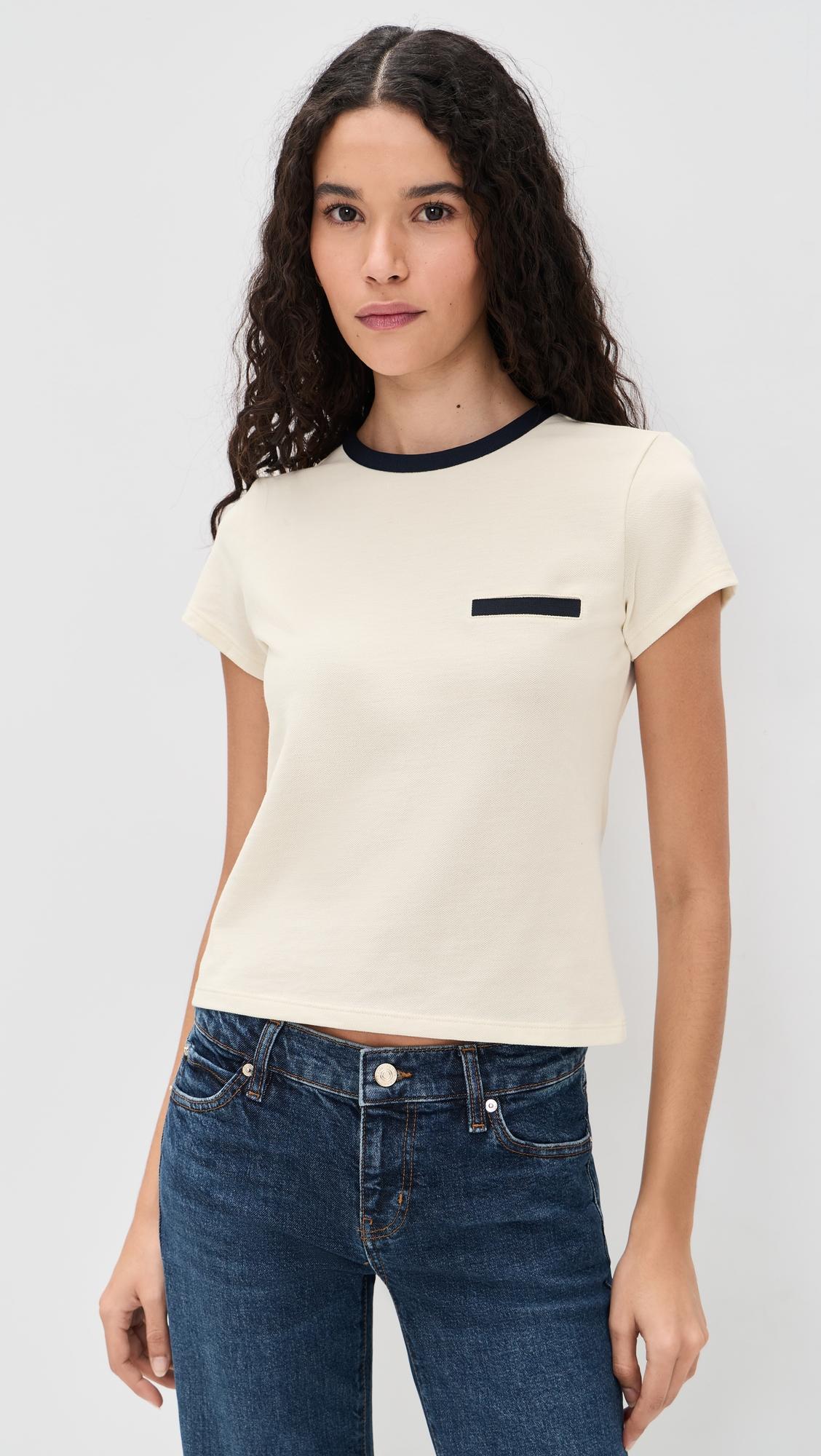 The Pique Baby Tee by FRAME