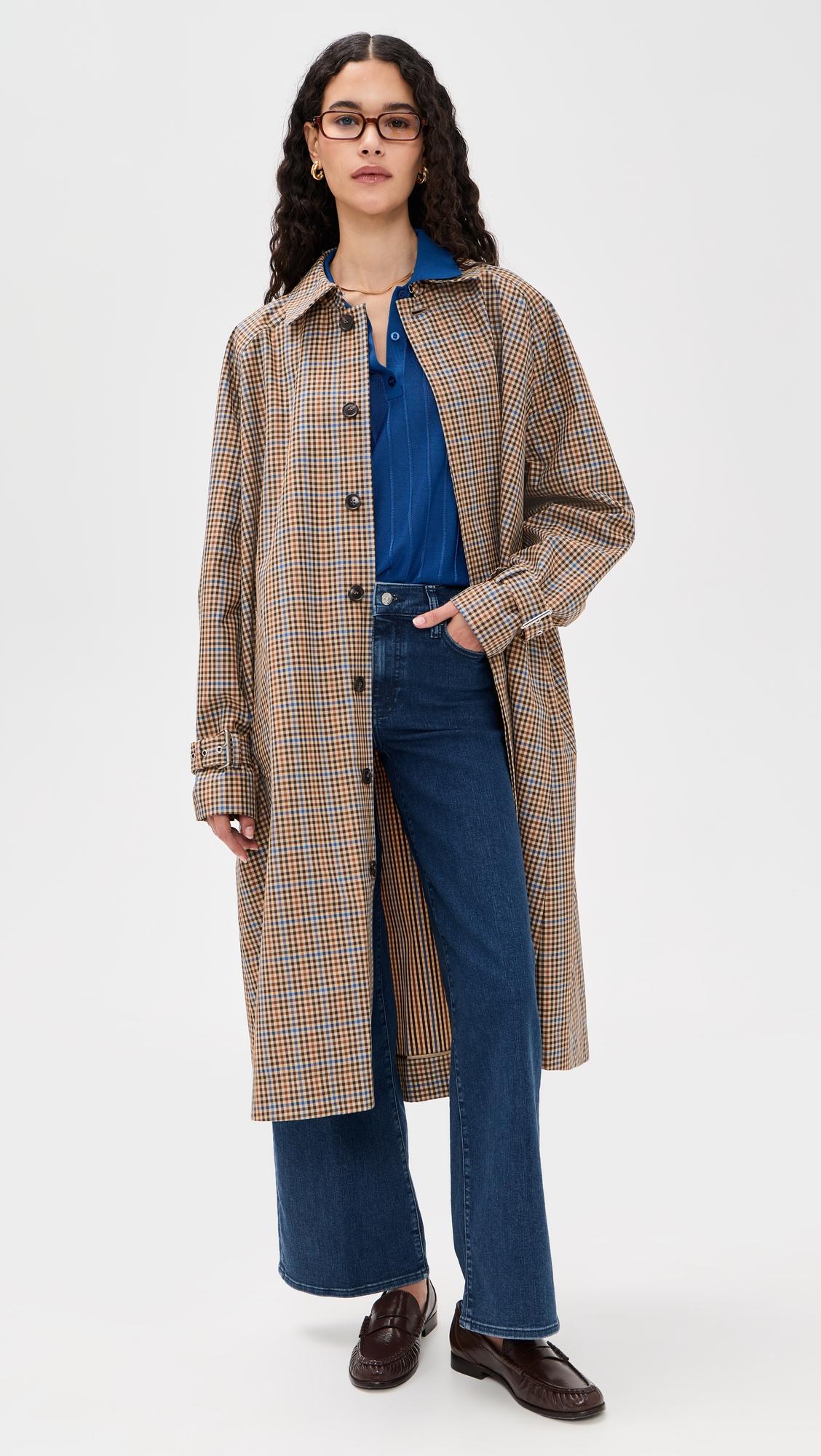 The Plaid Mac Coat by FRAME