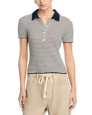 The Pointelle Polo by FRAME
