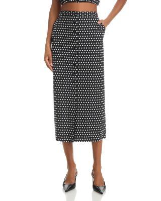 The Polka Dot Midi Skirt by FRAME