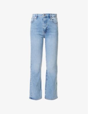 The Reboot Crop Flared-Leg High-Rise Stretch Denim-Blend Jeans by FRAME