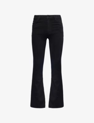 The Reboot Flared Straight-Leg High-Rise Stretch-Denim Blend Jeans by FRAME